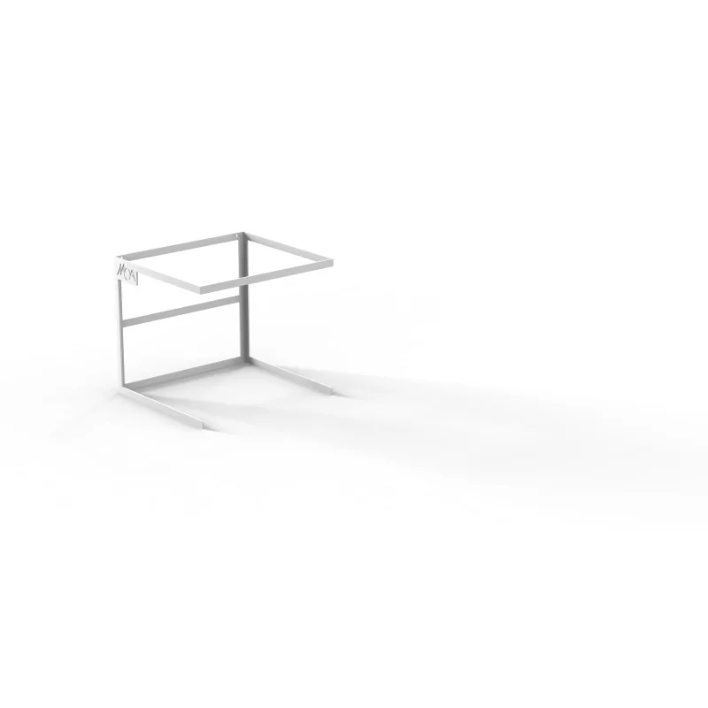 Moa Alzatina Modern Minimalist Line White Steel Frame Risers GN 2/3 H.300