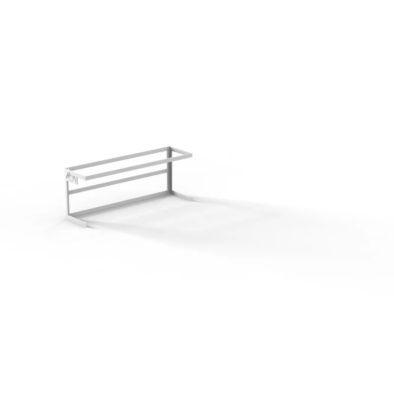 Moa Alzatina Modern Minimalist Line White Steel Frame Risers GN 2/4 H.200