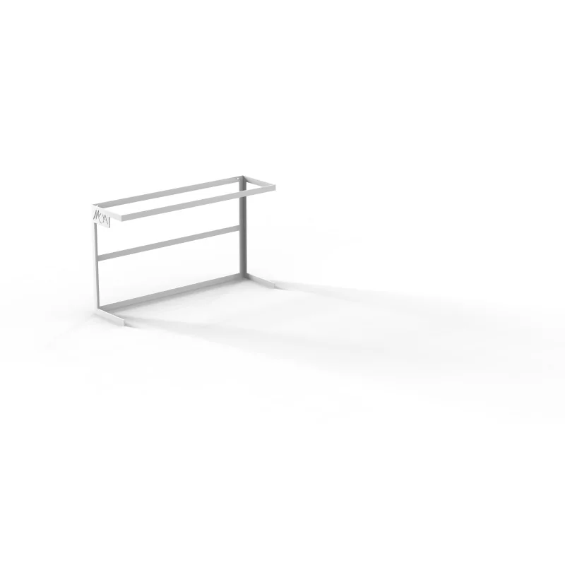 Moa Alzatina Modern Minimalist Line White Steel Frame Risers GN 2/4 H.300