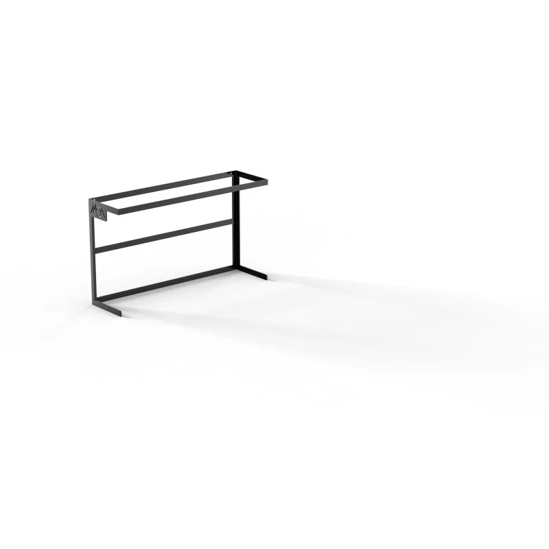 Moa Alzatina Modern Minimalist Line Black Steel Frame Risers GN 2/4 H.300