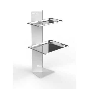 Moa Totem Modern Minimalist Line White Tiered Tray Display Stand GN Holder GN 1/1