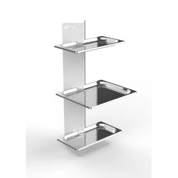 Moa Totem Modern Minimalist Line White Tiered Tray Display Stand GN Holder GN 1/1