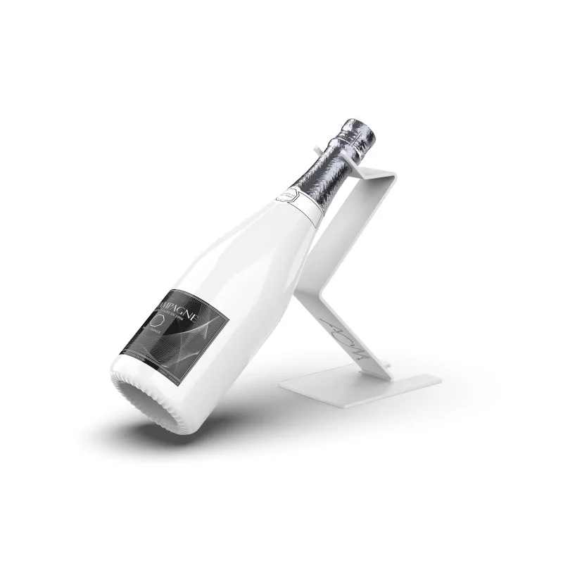 Moa Zeta Modern Bottle Display 197 mm Zeta Line White