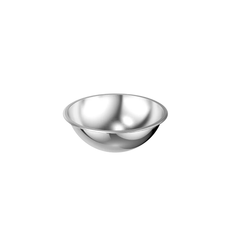 Moa Hemispherical Dome D.360 H.150 without Hole Satin Finish Internal Mechanical External