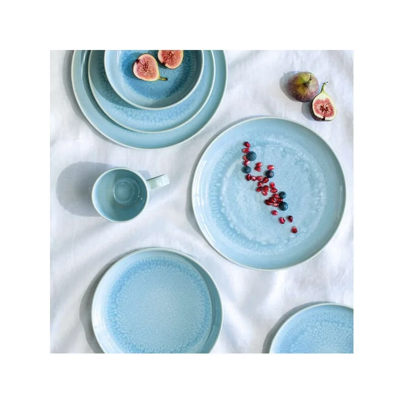 Villeroy & Boch Crafted Blueberry Collection Fine Porcelain Saucer - 150 x 150 x 20 mm - 6 pcs set.