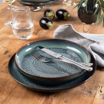 Villeroy & Boch Crafted Breeze Collection Fine Porcelain Deep plate - 215 x 215 x 35 mm - 6 pcs set.