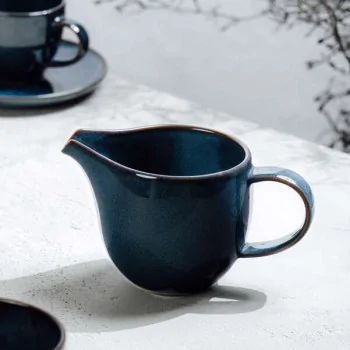 Villeroy & Boch Crafted Denim Collection Fine Porcelain Creamer - 140 x 85 x 80 mm - 6 pcs set.