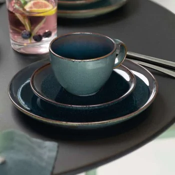 Villeroy & Boch Crafted Denim Collection Fine Porcelain Cup - 120 x 90 x 60 mm - 6 pcs set.