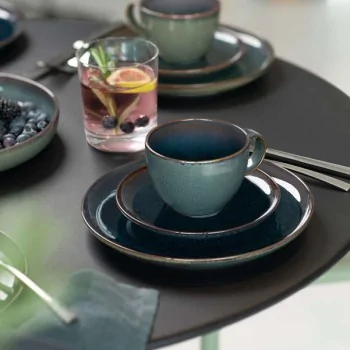 Villeroy & Boch Crafted Denim Collection Fine Porcelain Saucer - 150 x 150 x 20 mm - 6 pcs set.