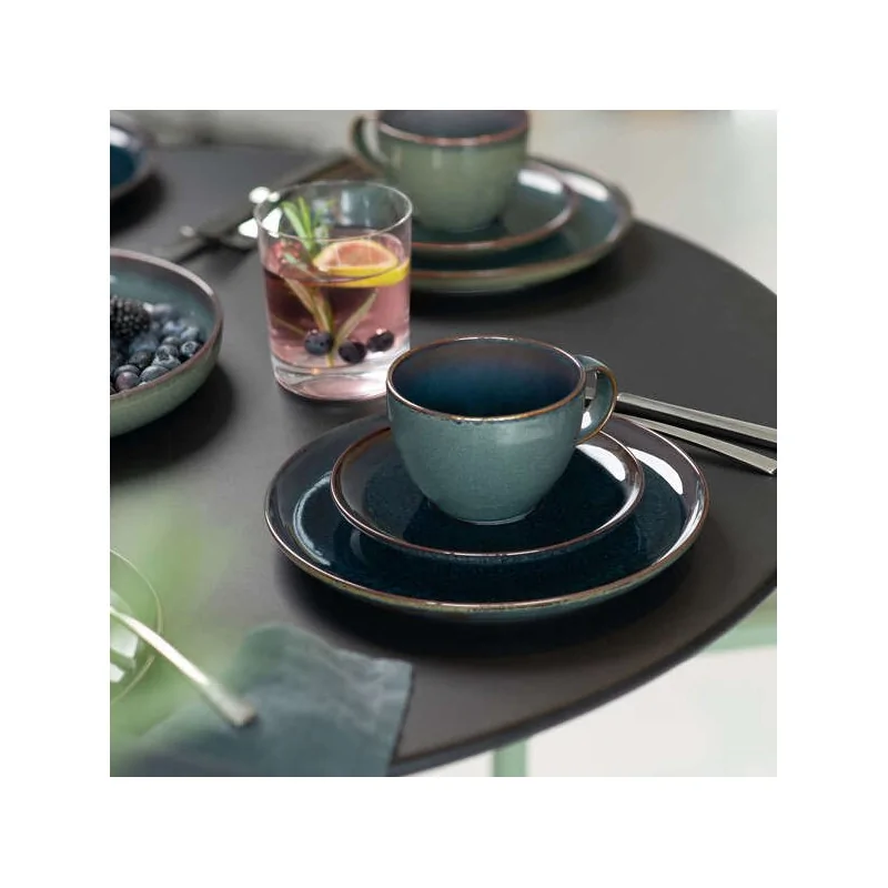 Villeroy & Boch Crafted Denim Collection Fine Porcelain Saucer - 150 x 150 x 20 mm - 6 pcs set.