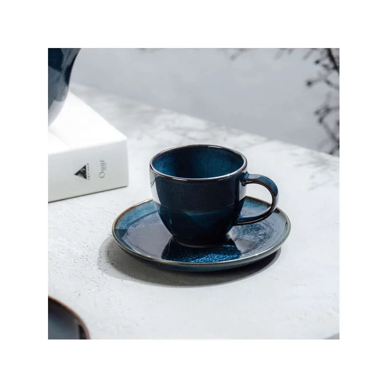 Villeroy & Boch Crafted Denim Collection Fine Porcelain Cup - 85 x 65 x 55 mm - 6 pcs set.