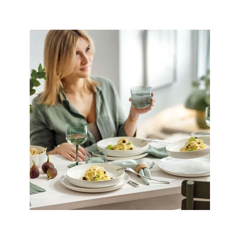 Villeroy & Boch Crafted Denim Collection Fine Porcelain Flat plate - 260 x 260 x 20 mm - 6 pcs set.