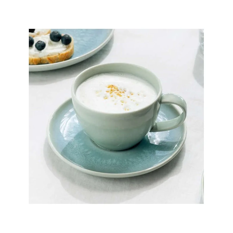 Villeroy & Boch Crafted Blueberry Collection Fine Porcelain Cup - 120 x 90 x 60 mm - 6 pcs set.