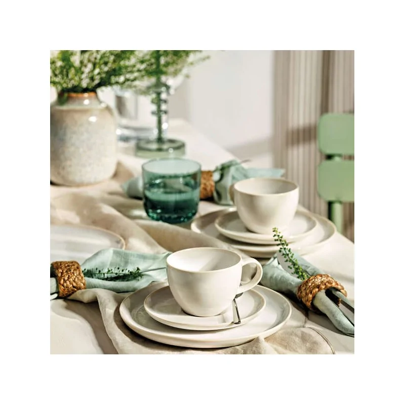 Villeroy & Boch Crafted Cotton Collection Fine Porcelain Cup - 120 x 90 x 60 mm - 6 pcs set.