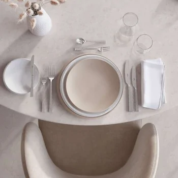 Villeroy & Boch NewMoon Collection Fine Porcelain Flat plate - 270 x 270 x 25 mm - 6 pcs set.