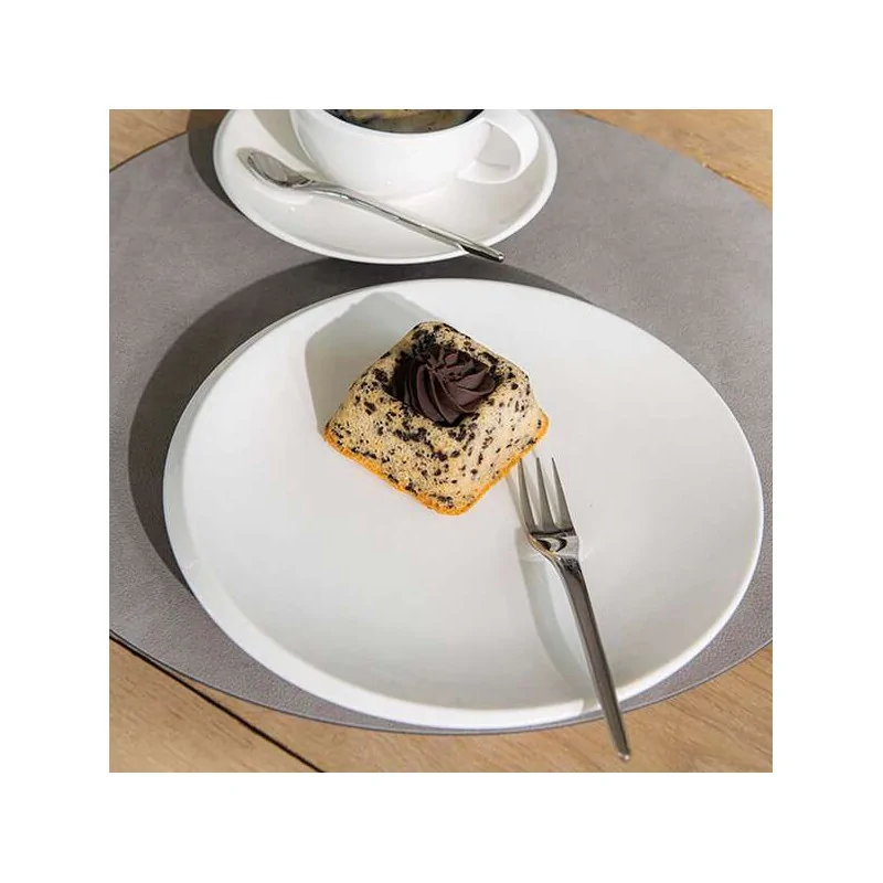 Villeroy & Boch NewMoon Collection Fine Porcelain Flat plate - 240 x 240 x 20 mm - 6 pcs set.