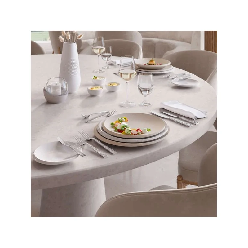 Villeroy & Boch NewMoon Collection Fine Porcelain Flat plate - 160 x 160 x 20 mm - 6 pcs set.