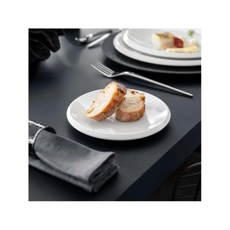 Villeroy & Boch NewMoon Collection Fine Porcelain Flat plate - 160 x 160 x 20 mm - 6 pcs set.