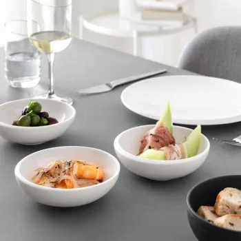 Villeroy & Boch NewMoon Collection Fine Porcelain Individual bowl - 130 x 130 x 45 mm - 6 pcs set.