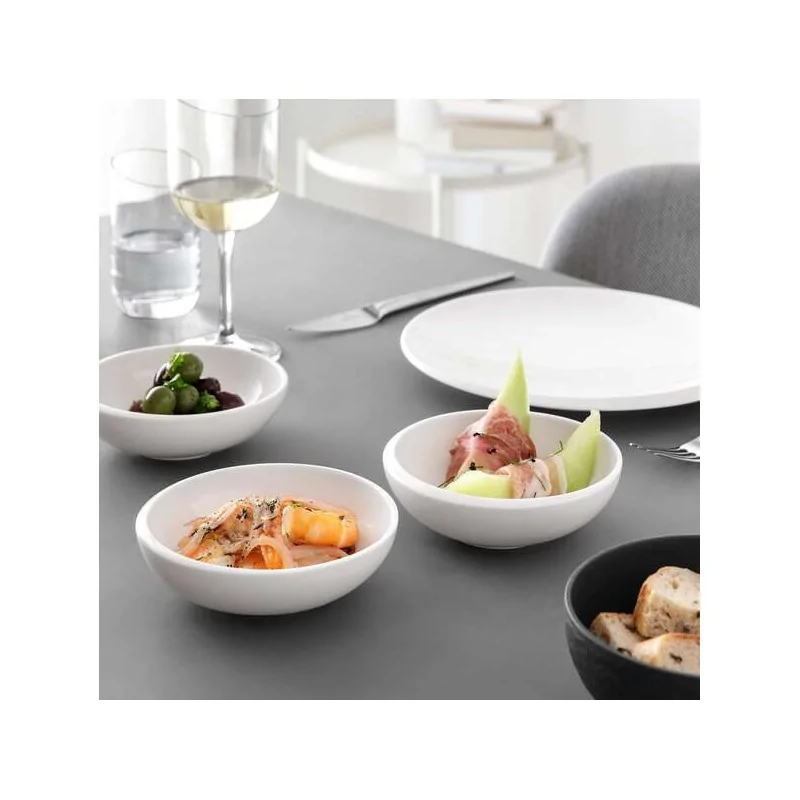 Villeroy & Boch NewMoon Collection Fine Porcelain Individual bowl - 130 x 130 x 45 mm - 6 pcs set.