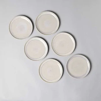 Villeroy & Boch Perlemor Sand Collection Fine Porcelain Dinner Plate - 270 x 270 x 30 mm - 6 pcs set.