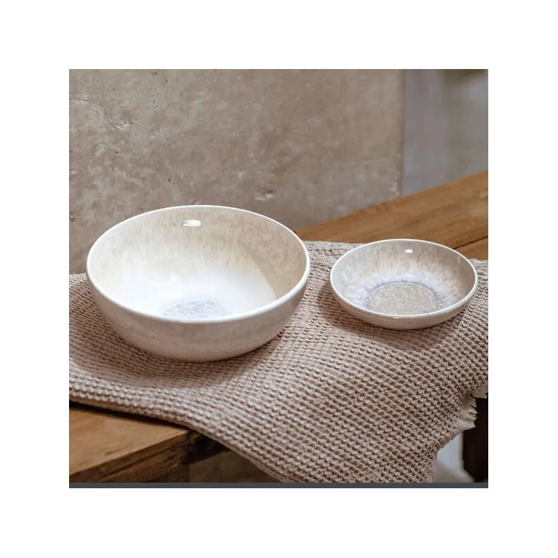 Villeroy & Boch Perlemor Sand Collection Fine Porcelain Dip Bowl - 120 x 120 x 30 mm - 6 pcs set.