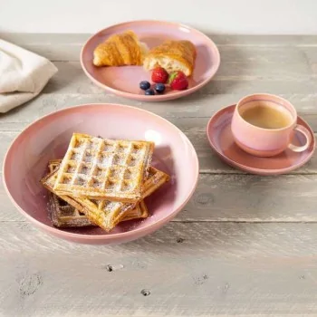 Villeroy & Boch Perlemor Coral Collection Fine Porcelain Coffee Cup - 120 x 90 x 65 mm - 6 pcs set.