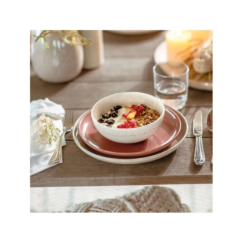 Villeroy & Boch Perlemor Coral Collection Fine Porcelain Rice Bowl - 170 x 170 x 65 mm - 4 pcs set.