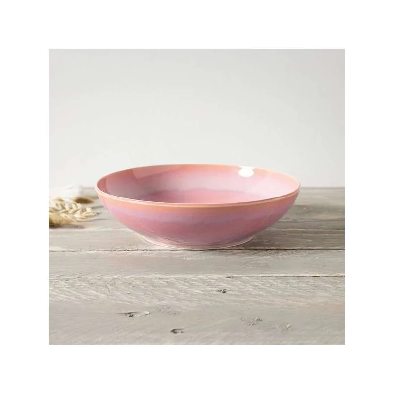 Villeroy & Boch Perlemor Coral Collection Fine Porcelain Dinner Bowl - 260 x 260 x 70 mm - 1 pc set.