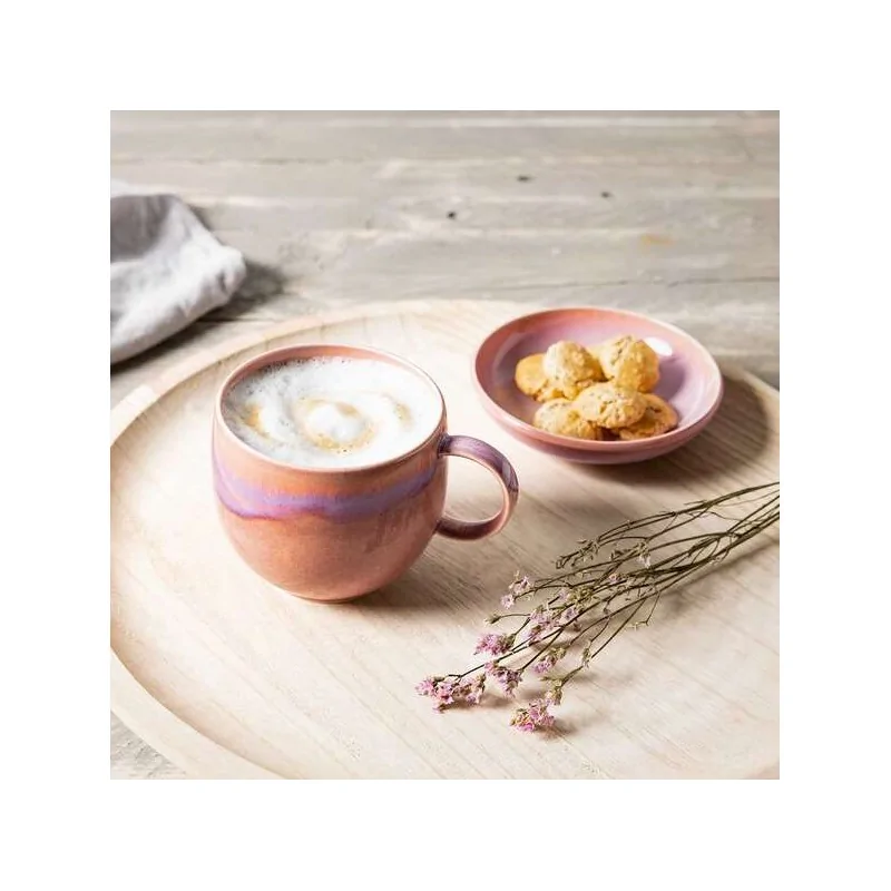 Villeroy & Boch Perlemor Coral Collection Fine Porcelain Dip Bowl - 120 x 120 x 30 mm - 6 pcs set.