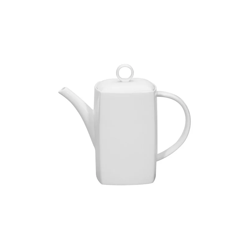 Vista Alegre Carre White Collection Fine Porcelain Coffee Pot