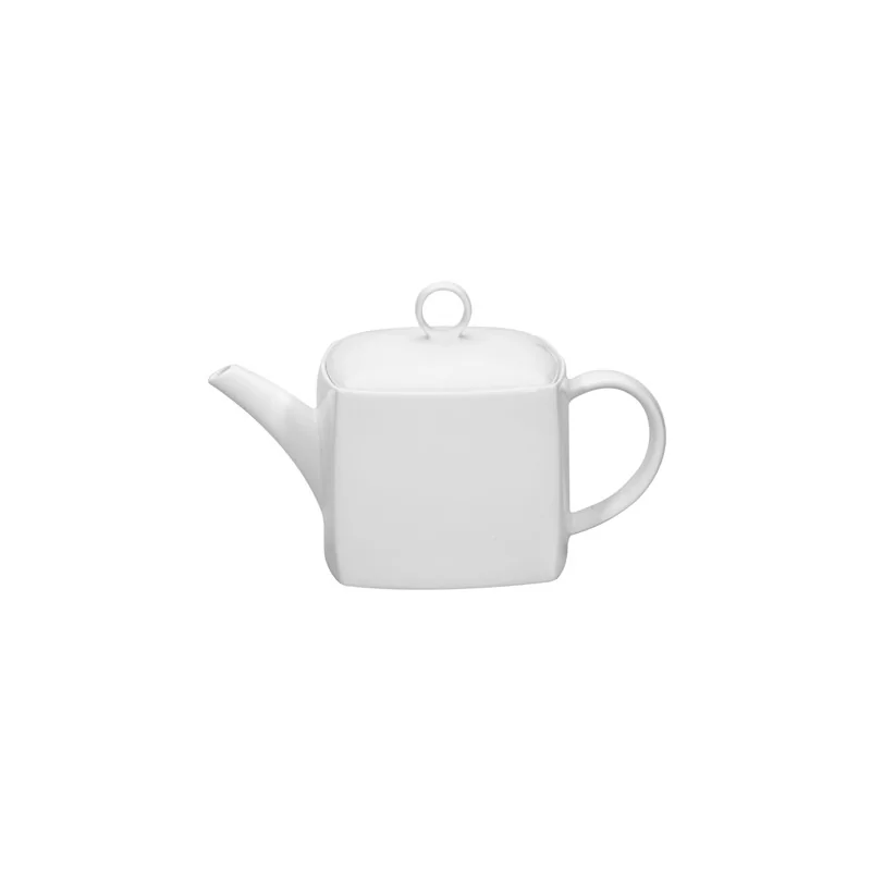 Vista Alegre Carre White Collection Fine Porcelain Tea Pot