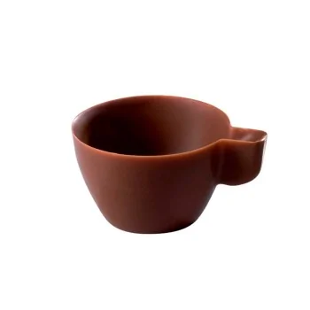 Martellato Polycarbonate Small Coffee Cup Chocolate Mold - 47 mm x h 59 mm x 30 mm - 7 cavity - 17 gr