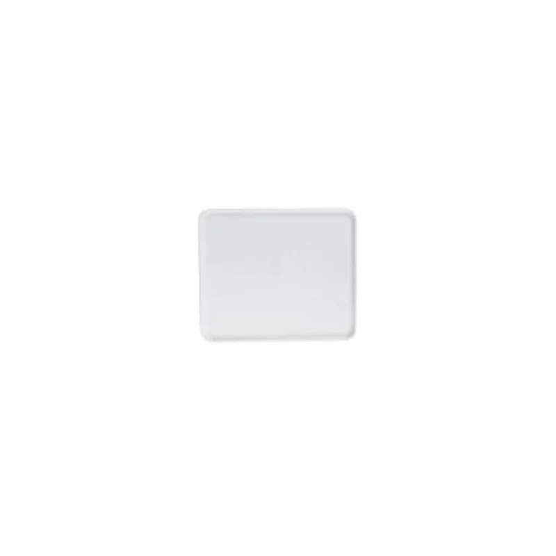 Degrenne Evento White Enamelled Porcelain Tray Gn 2/3 - 35.4 x 32.5 cm - 13'' 15/16 x 12'' 13/16