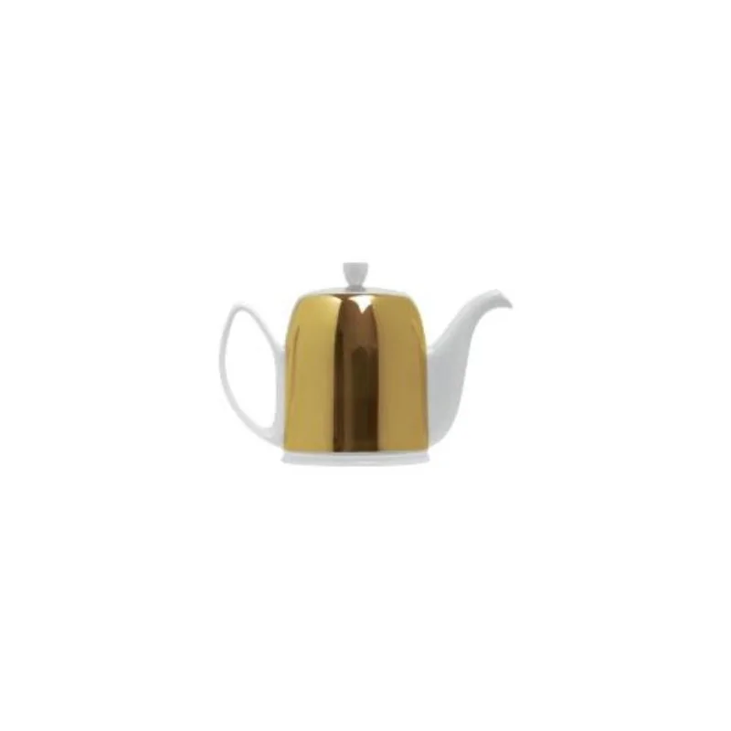 Degrenne Salam Color / Gold Salam Tea Pot 6 Cups with Gold Color Lid - 100cl - 33 oz 13/16