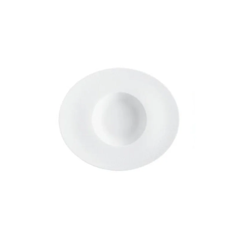 Degrenne Graphique Blanc classique Oval Gourmet Plate 30 x 26 cm - 30 x 26 cm - 11''13/16 - Set of 3