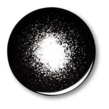 Degrenne Modulo Arty Creation - Black Round Dessert Plate 20 cm Splash Black Version - 20 cm - 7''7/8 - Set of 6