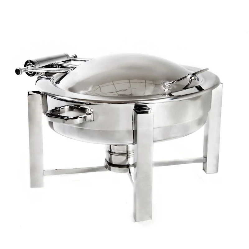 D.W.Haber Tower Round Chafer L 17 1/2" W 18" H 12" - 2 Gal - 7.5 L -