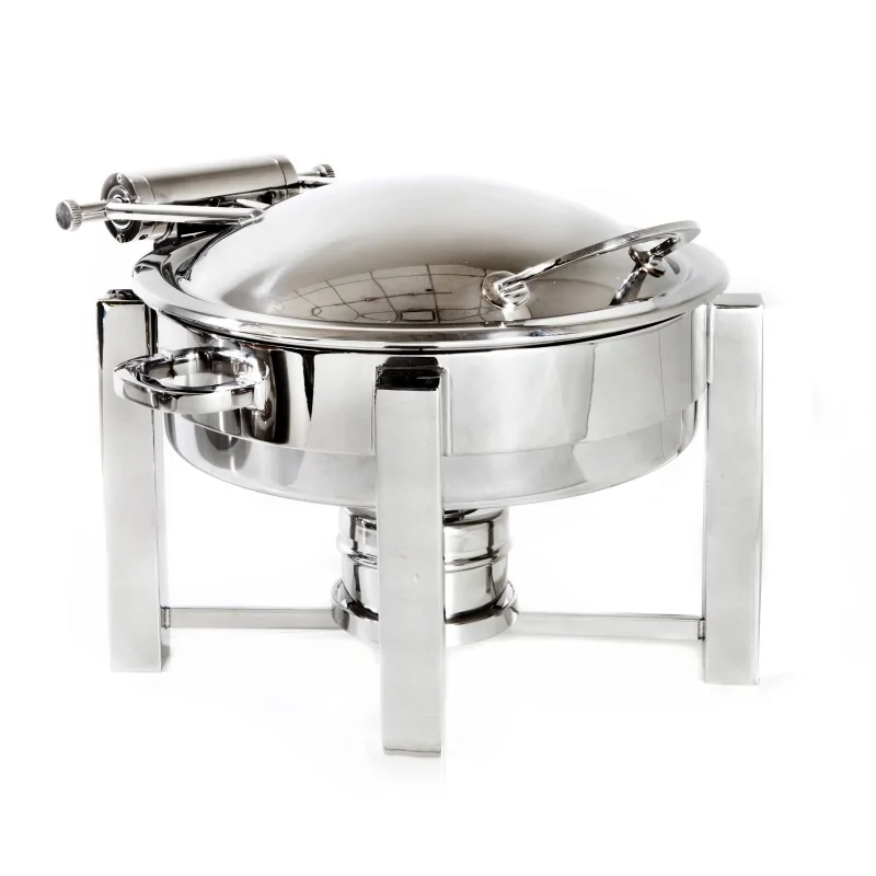 D.W.Haber Tower Round Chafer L 15" W 15 1/4" H 11" - 4 Qt - 3.8 L -