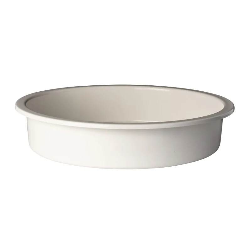 D.W.Haber Round Food Pan - D 15 1/4" H 3" - For 2 gal Round Chafer