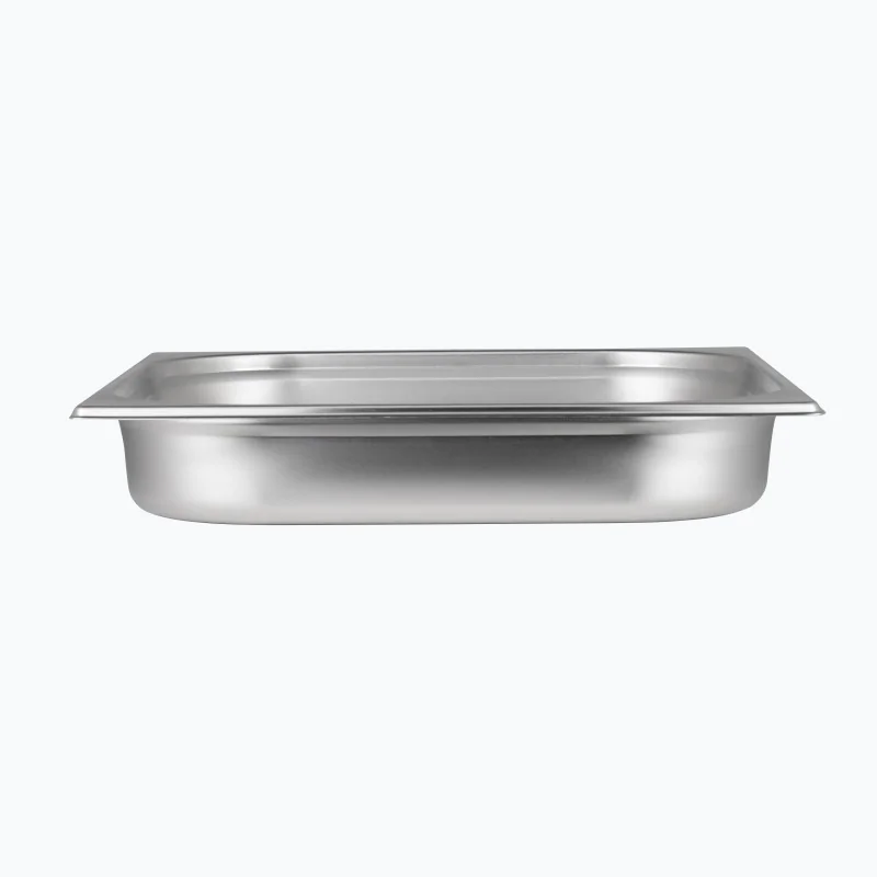 D.W.Haber Square Food Pan - L 12 3/4" W 14" H 2 1/2" - For 6 qt Square Chafer