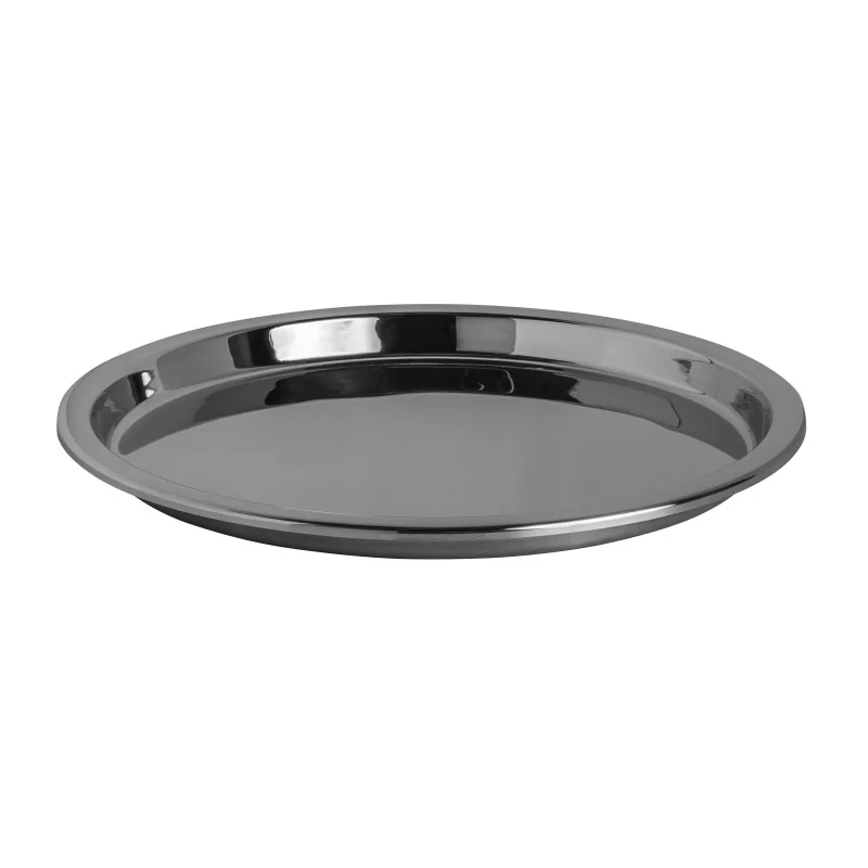 D.W.Haber Shallow Round Food Pan - D 15 1/4" H 1" - For 2 gal Round Chafer