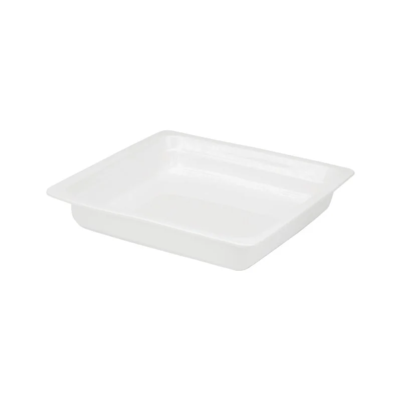 Walco Walco Idol Porcelain - Rectangle Food Pan L 12 3/4" W 10 1/2" H 2 1/2" - 4 Qt -