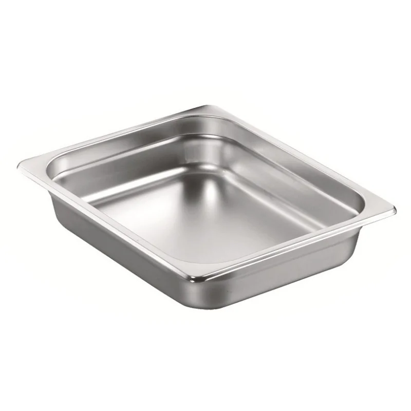 Walco Walco Idol Stainless Steel - Rectangle Food Pan L 12 3/4" W 10 1/2" H 2 1/2" - 4 Qt -