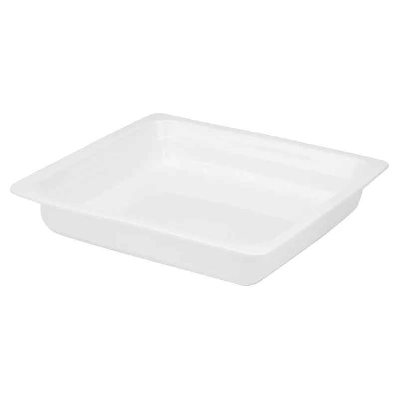 Walco Walco Idol Porcelain - Rectangle Food Pan L 21" W 12 3/4" H 2 1/2" - 6 Qt -