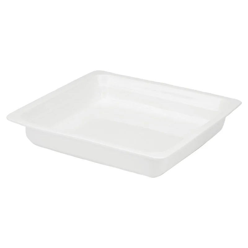 Walco Walco Idol Porcelain - Rectangle Food Pan L 21" W 12 1/2" H 2 1/2" - 8 Qt -