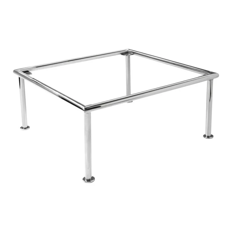 D.W.Haber Polished Stainless Steel Riser Square Frame L W 12" H 6"