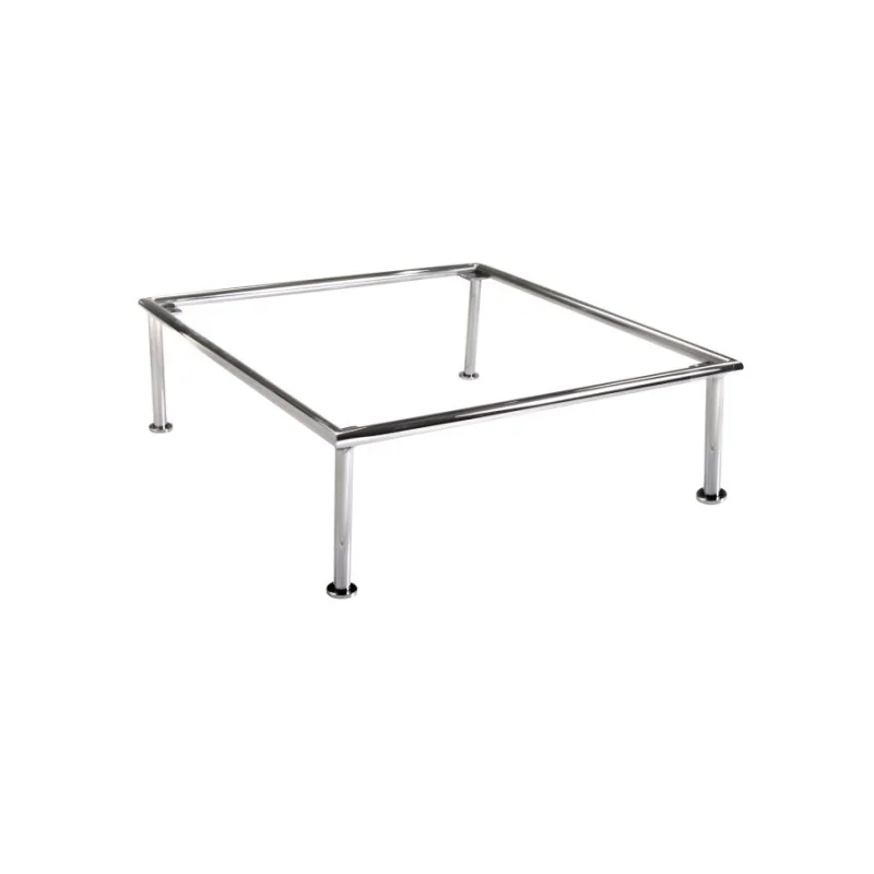 D.W.Haber Polished Stainless Steel Riser Square Frame L W 14" H 5"