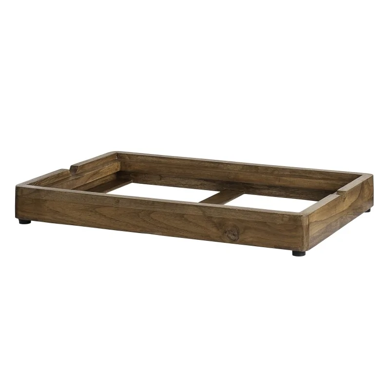 D.W.Haber Low Profile Gastronorm Riser L 23" W 15" H 3 1/8" - Natural Teak