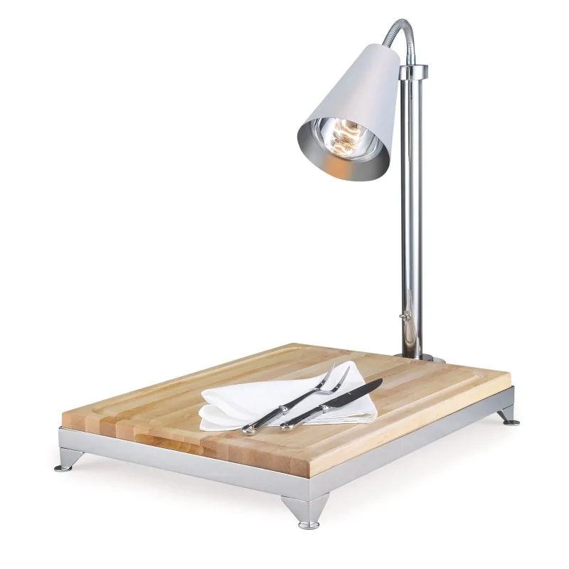 D.W.Haber Boos Carving Station with Attached Lamp Single, Modern Frame L 24" W 18"